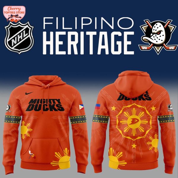 Anaheim Ducks Filipino Heritage Night 2025 Hoodie