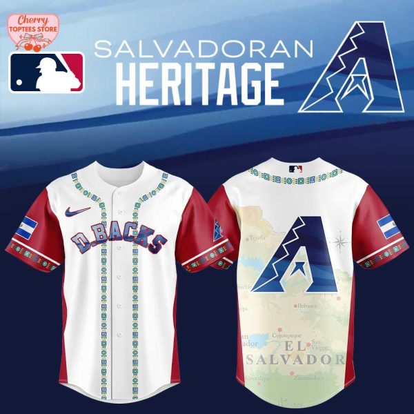 Arizona Diamondbacks Salvadoran Heritage Night 2025 Baseball Jersey