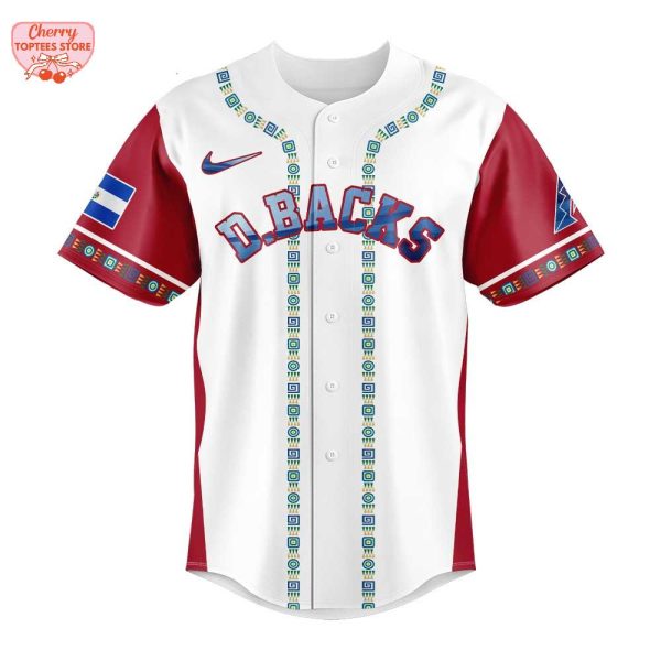 Arizona Diamondbacks Salvadoran Heritage Night 2025 Baseball Jersey