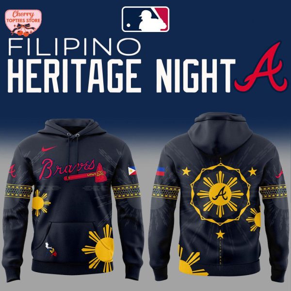 Atlanta Braves Filipino Heritage Night 2025 Special New Hoodie