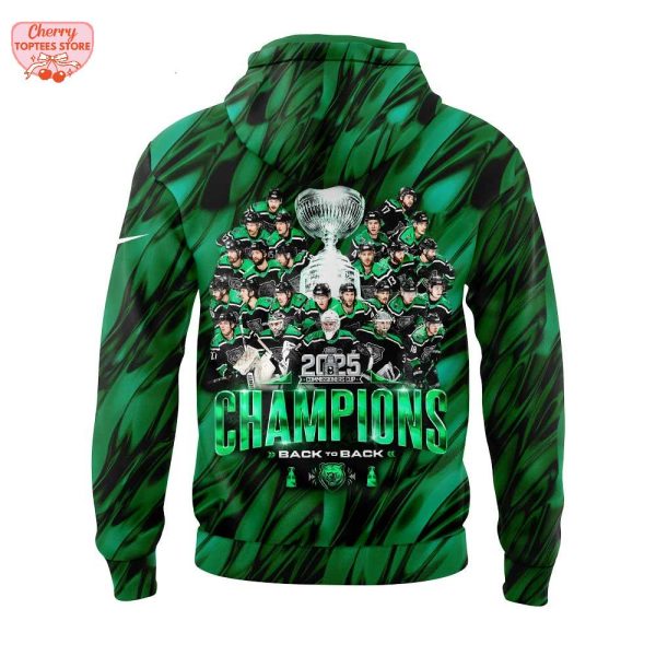 Binghamton Black Bears 2025 Commissioners Cup Finals Champions Black To Back Green Hoodie