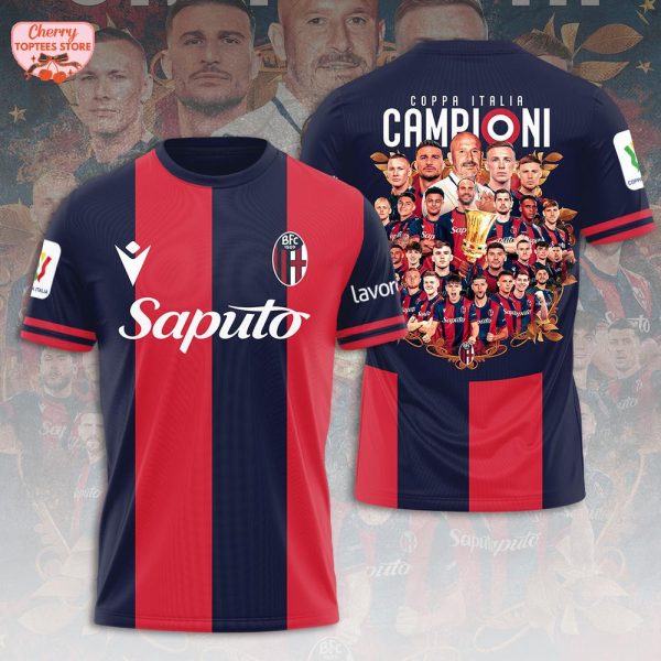Bologna FC Coppa Italia Champions Celebrative 2025 Hoodie