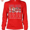 Boston Red Sox 1901 Thank You For The Memories T Shirt