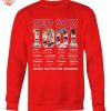 Boston Red Sox 1901 Thank You For The Memories T Shirt