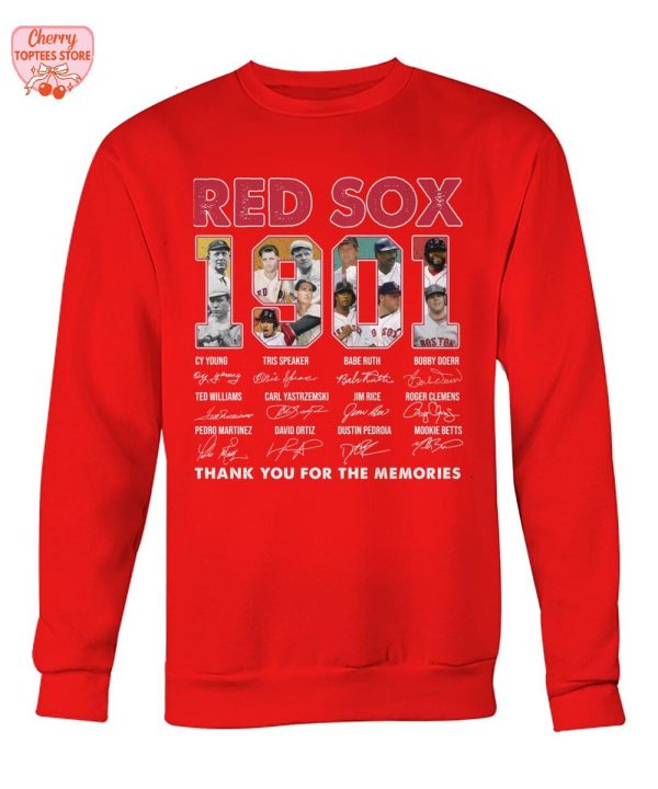Boston Red Sox 1901 Thank You For The Memories T-Shirt