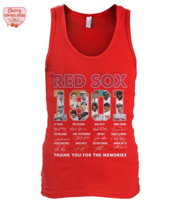 Boston Red Sox 1901 Thank You For The Memories T-Shirt