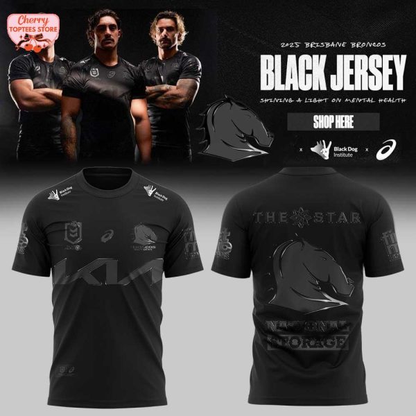 Brisbane Broncos Shining A Light On Mental Health 2025 T-Shirt