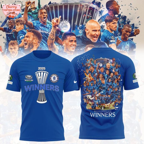 Chelsea 2025 Winners UECL 2024-2025 T-Shirt