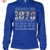Chicago Cubs 1870 Thank You For The Memories T Shirt