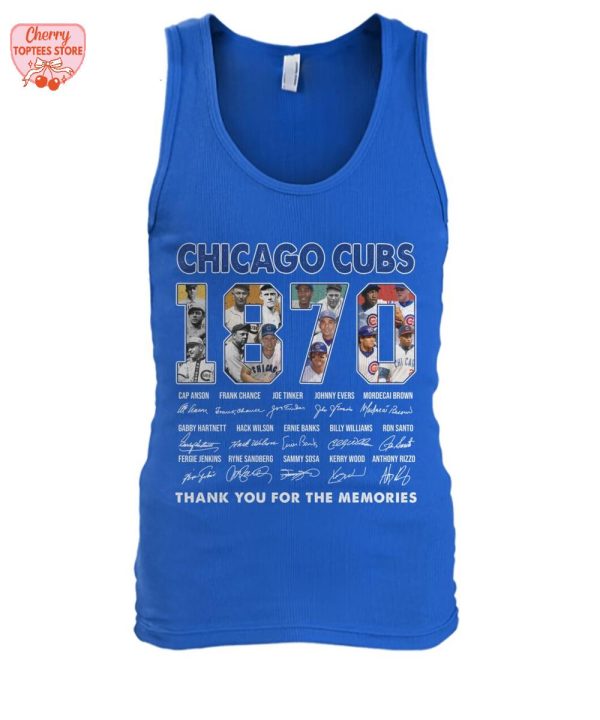 Chicago Cubs 1870 Thank You For The Memories T-Shirt