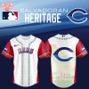 Cincinnati Reds Salvadoran Heritage Night 2025 Baseball Jersey