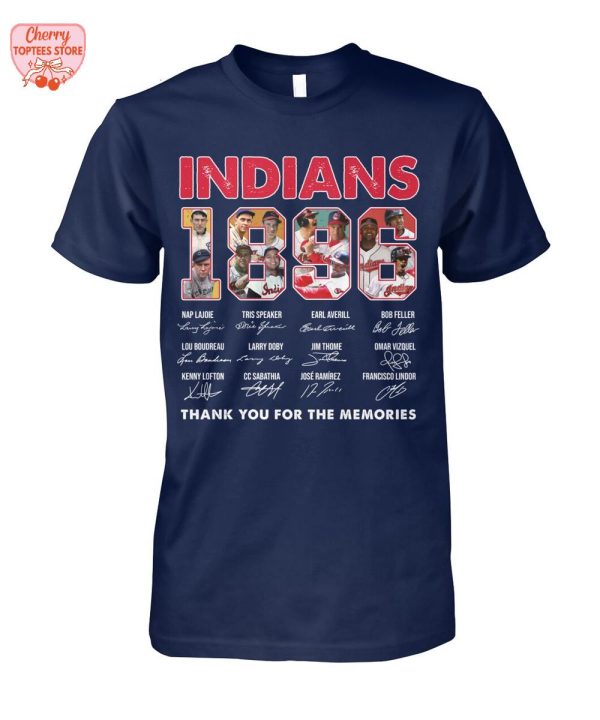Cleveland Indians 1896 Thank You For The Memories T-Shirt