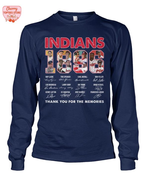 Cleveland Indians 1896 Thank You For The Memories T-Shirt