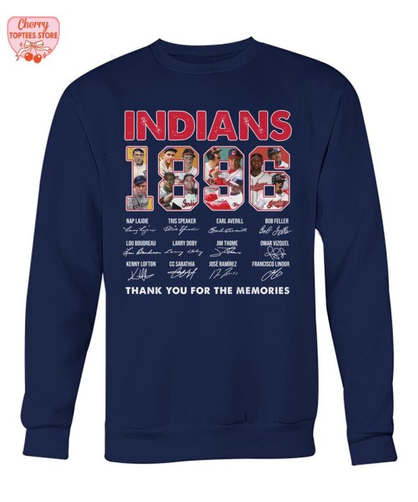 Cleveland Indians 1896 Thank You For The Memories T-Shirt
