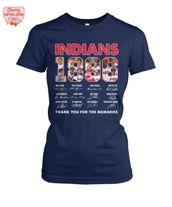 Cleveland Indians 1896 Thank You For The Memories T-Shirt