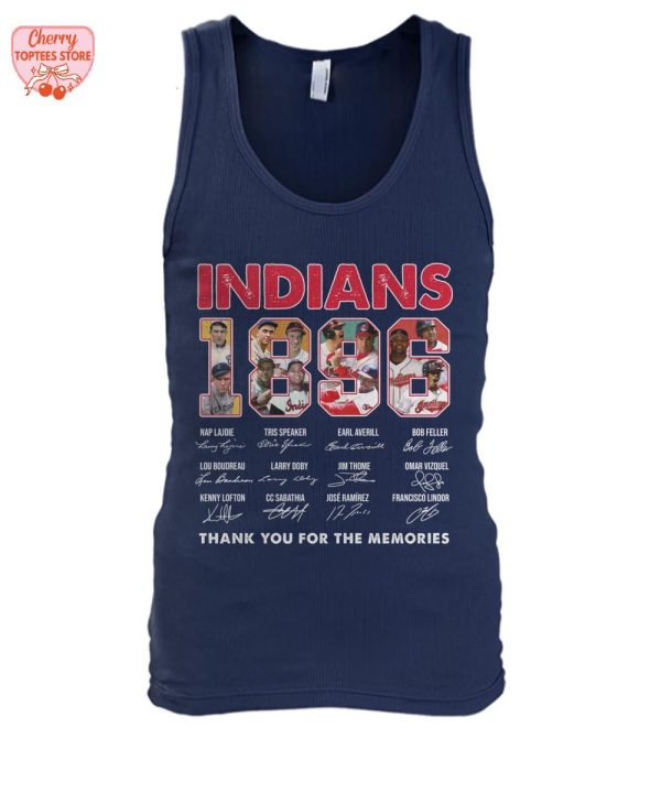 Cleveland Indians 1896 Thank You For The Memories T-Shirt