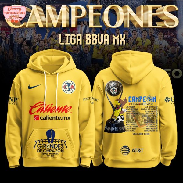 Club America Liga MX Campeon 2024-2025 Limited Edition Hoodie
