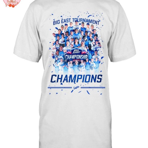 Creighton Bluejays Big East Tournament Champions 2025 T-Shirt