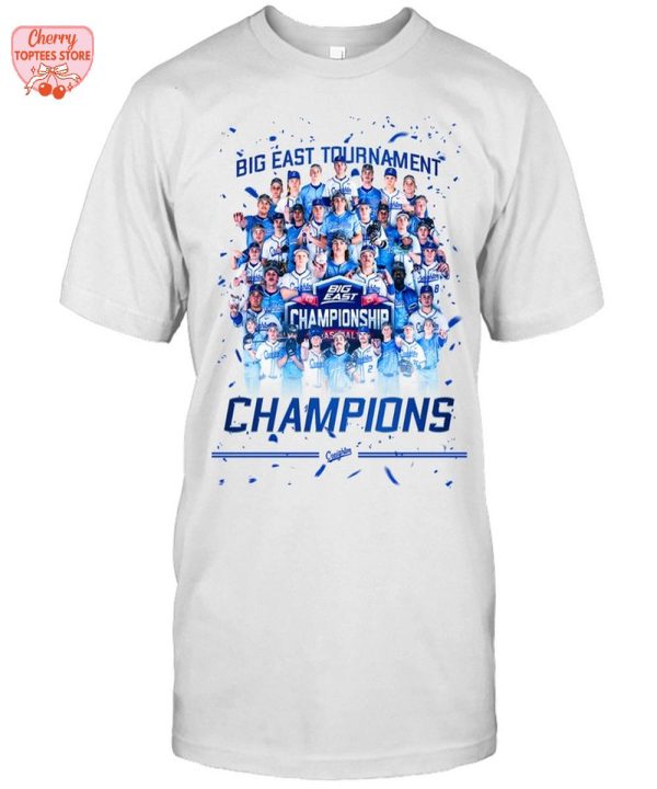 Creighton Bluejays Big East Tournament Champions 2025 T-Shirt