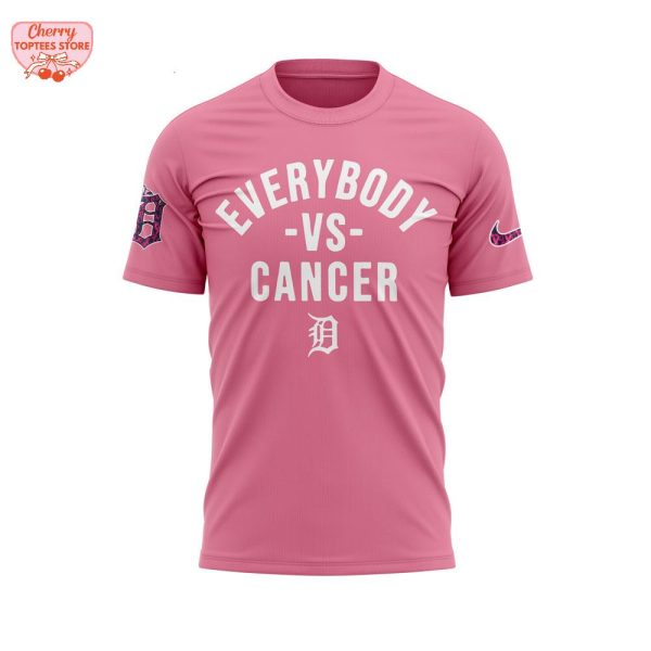 Detroit Tigers Everybody VS Cancer Together 2025 T-Shirt