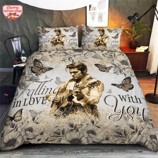 Elvis Presley Falling In Love With You 2025 Bedding Set