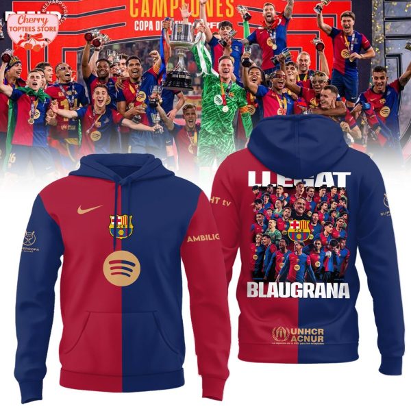 F.C Barcelona Campions de Copa Llegat Blaugrana 2025 Hoodie