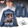 George Strait Born To Ride Strait To The Heart Denim Jacket