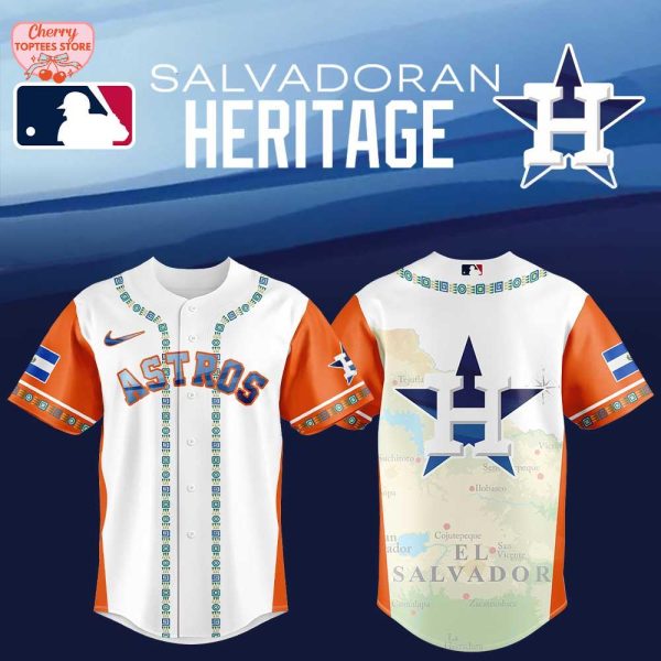 Houston Astros Salvadoran Heritage Night 2025 Baseball Jersey