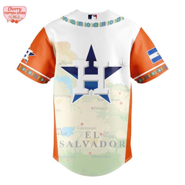 Houston Astros Salvadoran Heritage Night 2025 Baseball Jersey