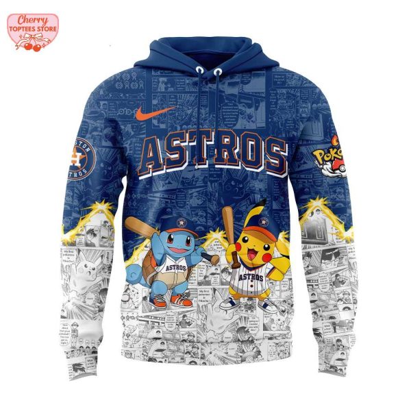Houston Astros x Pokemon For Fans 2025 Special New Hoodie