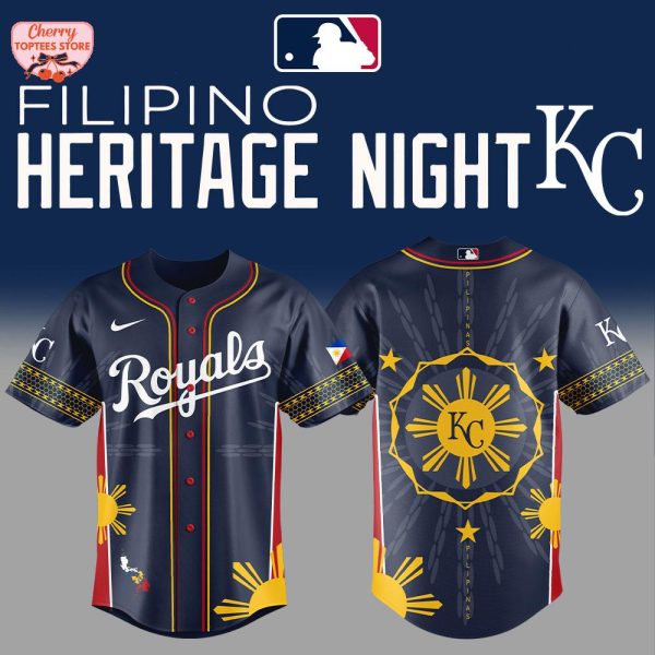 Kansas City Royals Filipino Heritage Night 2025 Special New Baseball Jersey