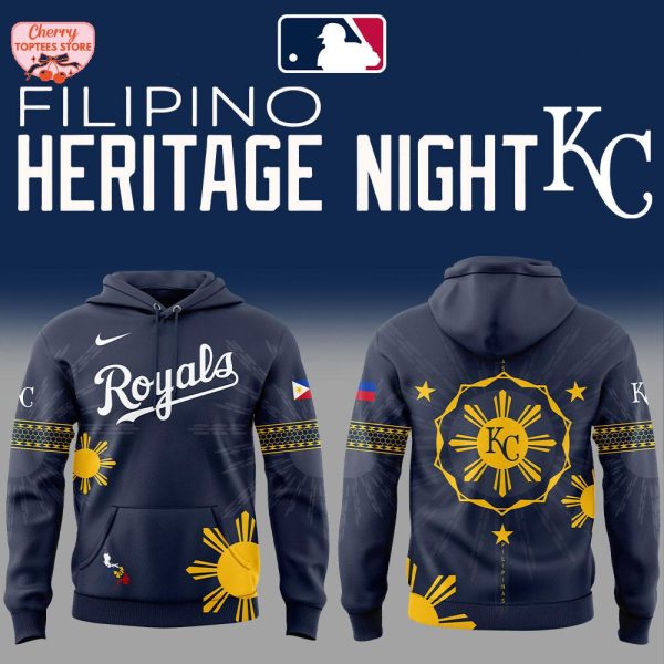 Kansas City Royals Filipino Heritage Night 2025 Special New Hoodie