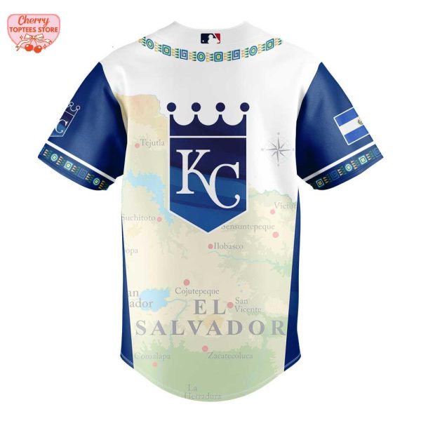 Kansas City Royals Salvadoran Heritage Night 2025 Baseball Jersey