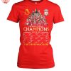 Liverpoo Premier League Champions 2024 2025 You'll Never Walk Alone T Shirt