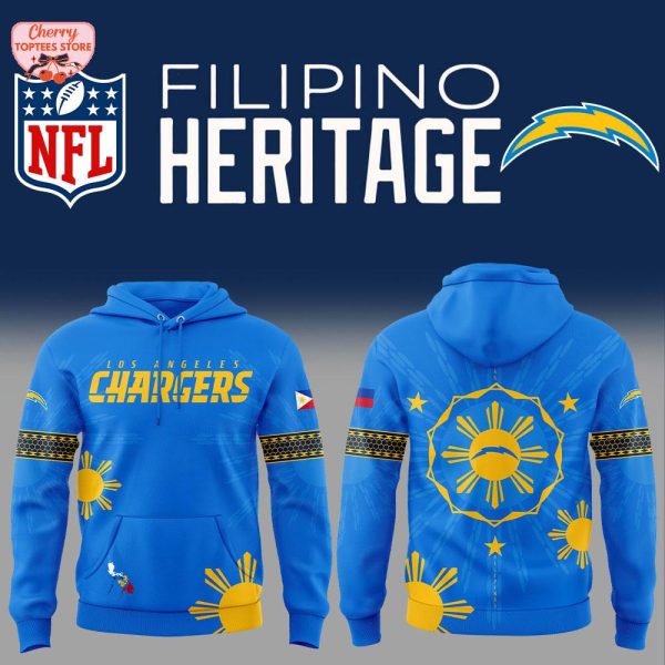 Los Angeles Chargers Filipino Heritage Night 2025 Hoodie