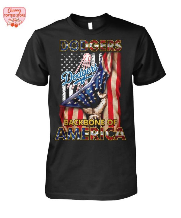 Los Angeles Dodgers Backbone Of America 2025 T-Shirt