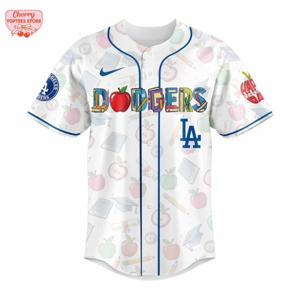 Los Angeles Dodgers Happy Teacher Appreciation Day Thank You Teacher 2025 Baseball Jersey