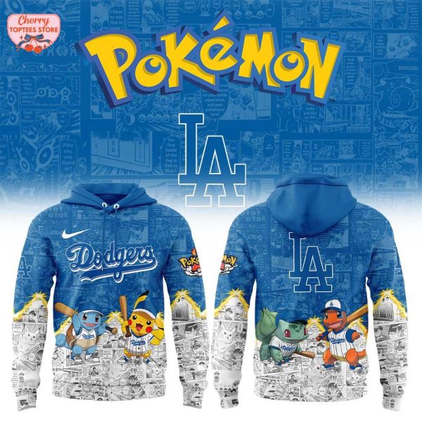 Los Angeles Dodgers x Pokemon For Fans 2025 Special New Hoodie