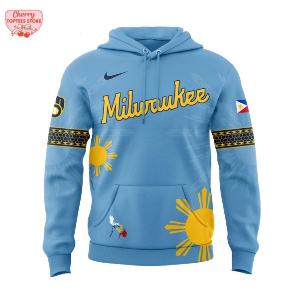 Milwaukee Brewers Filipino Heritage Night 2025 Special New Hoodie