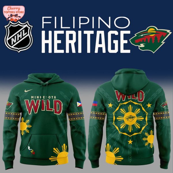 Minnesota Wild Filipino Heritage Night 2025 Hoodie