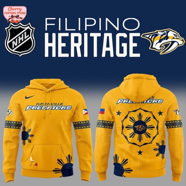 Nashville Predators Filipino Heritage Night 2025 Hoodie