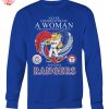 Never Underestimate A Woman Who Understands Baseball And Loves Rangers T Shirt