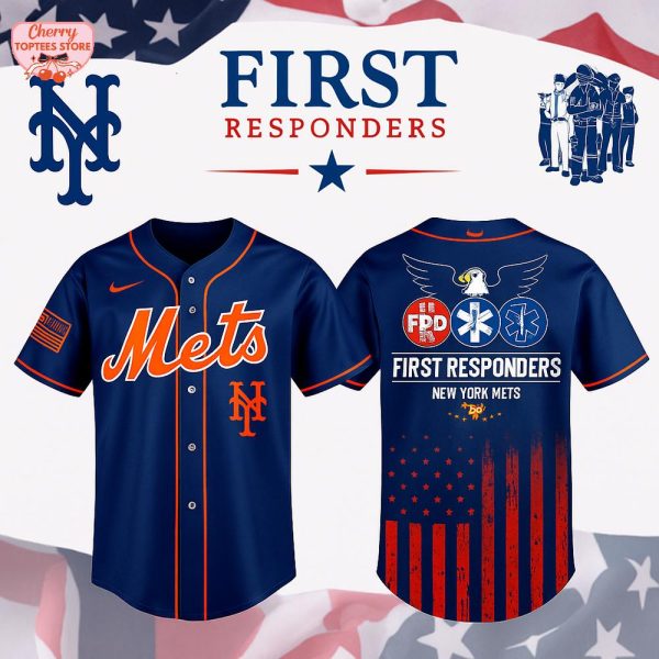 New York Mets MLB First Responders Night 2025 Baseball Jersey