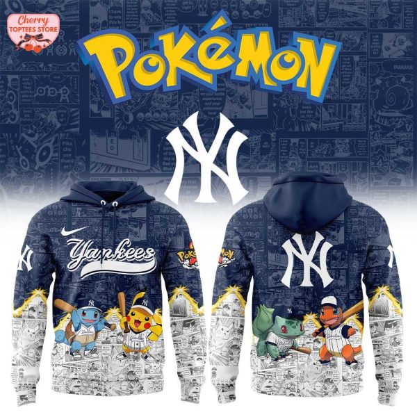 New York Yankees x Pokemon For Fans 2025 Special New Hoodie