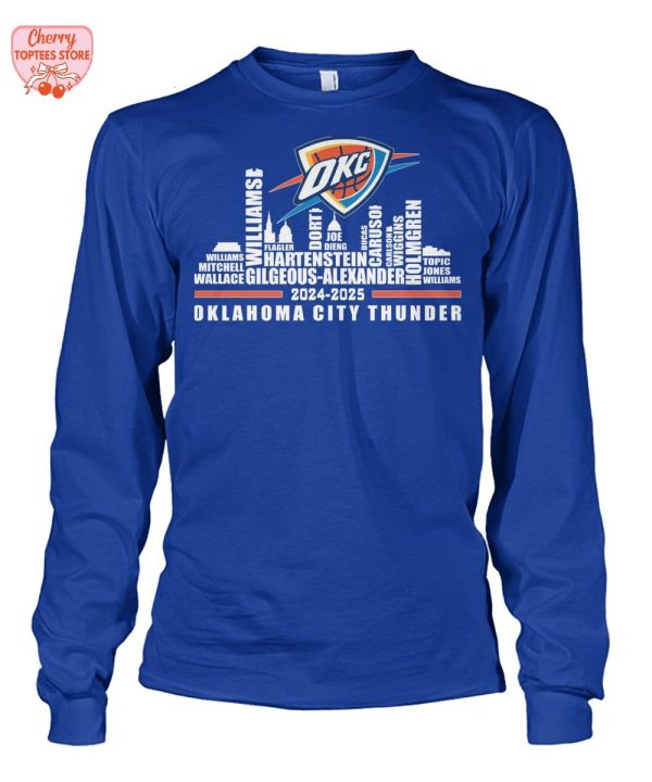 Oklahoma City Thunder NBA City Edition 2024-2025 T-Shirt