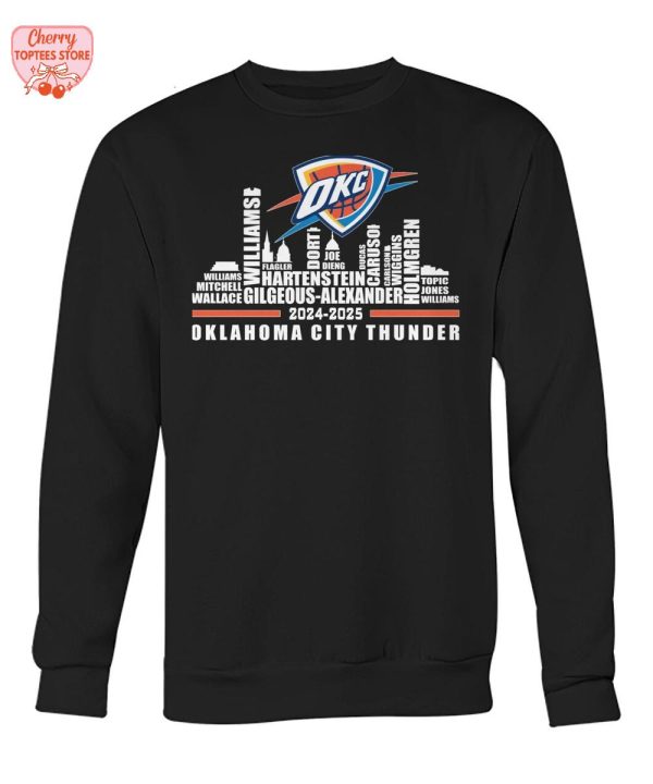Oklahoma City Thunder NBA City Edition 2024-2025 T-Shirt