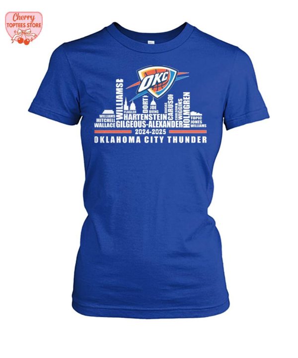 Oklahoma City Thunder NBA City Edition 2024-2025 T-Shirt