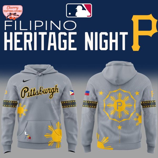 Pittsburgh Pirates Filipino Heritage Night 2025 Special New Hoodie