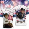 Red White And George Strait 4th Of July Happy Independence Day T Shirt