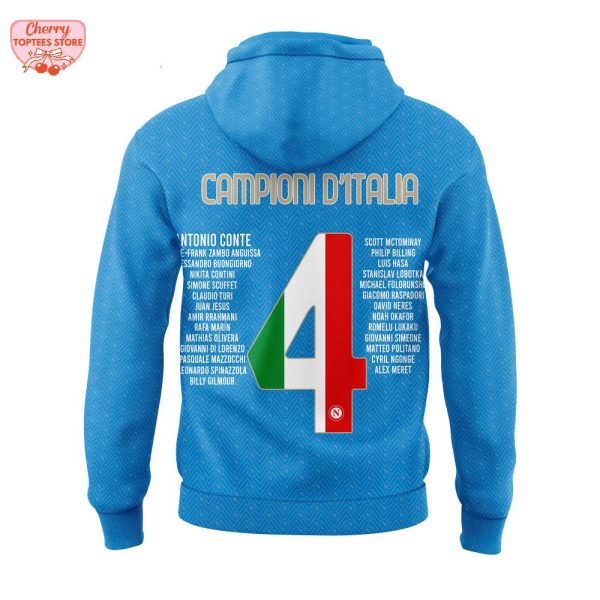 S.S.C. Napoli Campioni D’Italia 2024-2025 Hoodie